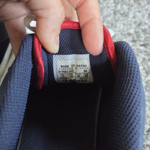 Nike Air Max LTD 3 Men’s Low Top Lace-Up Leather Sneakers Blue/White/Red Size 11 main image 7